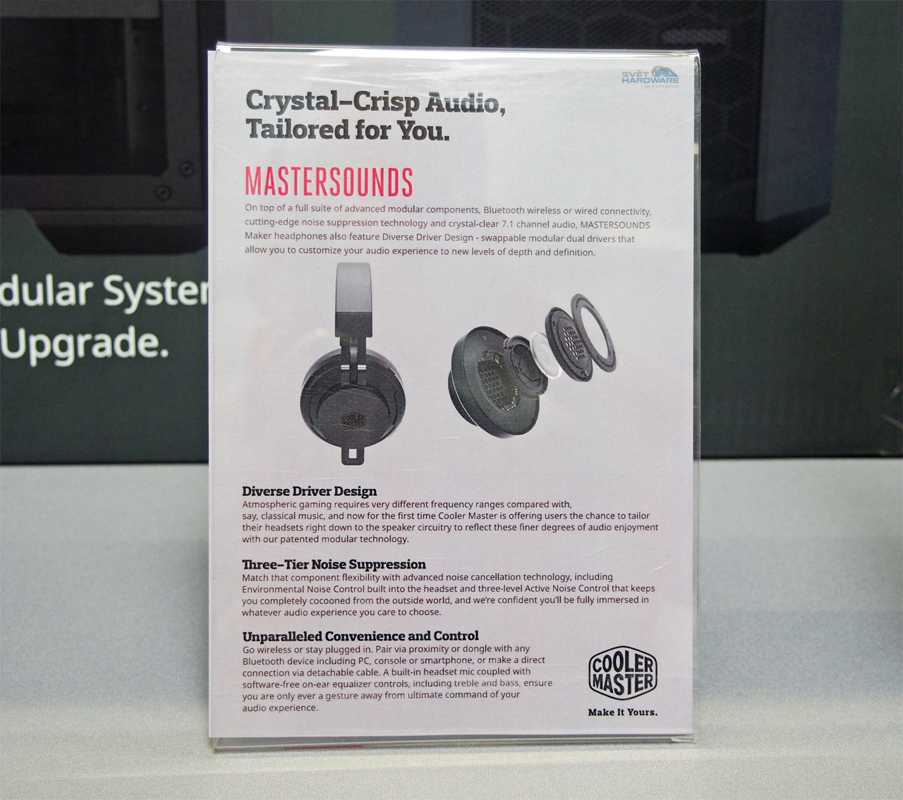 Cooler Master MasterCase: konfigurovatelné PC skříně