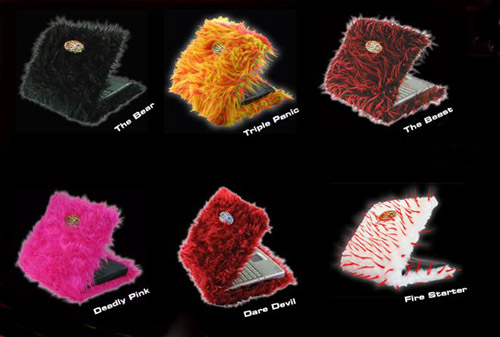 Extravagantní kryty na notebooky