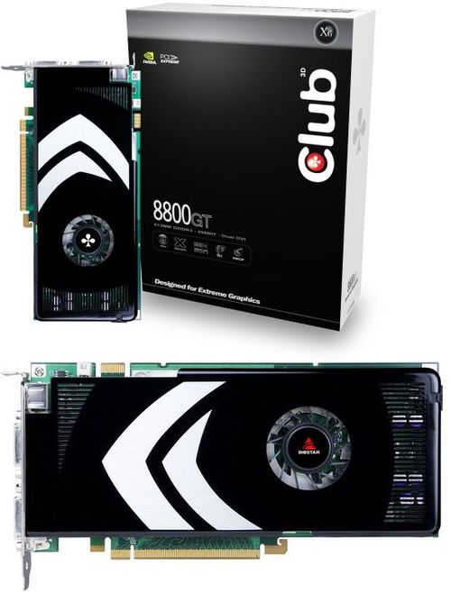 Club3D a Biostar GeForce 8800 GT