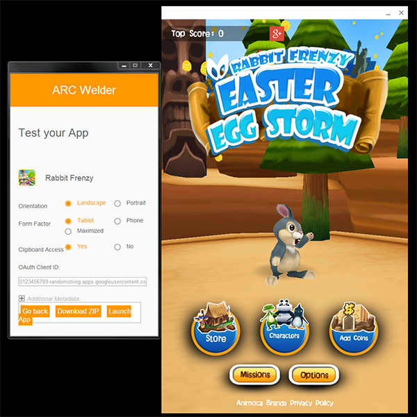 Google ARC Welder: spusťte si androidové aplikace na PC