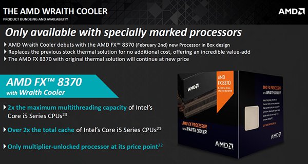 AMD vypouští první procesor FX s chladičem Wraith i nové APU s Carrizo