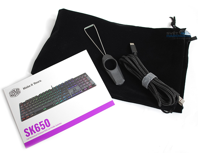 Cooler Master SK650: nízký profil, podsvícená mechanika
