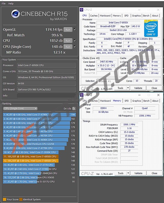 Intel Core i7-6950X: 10 jader otestováno