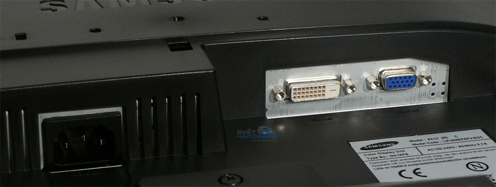 Megatest 19" LCD pro hráče: Samsung 931C