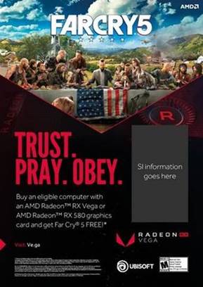 Far Cry 5 zdarma k počítačům s RX 580 a Vegou