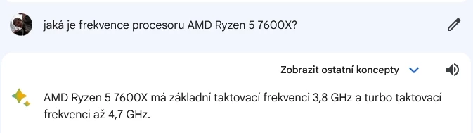 Google Bard a Ryzen 5 7600X