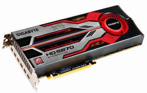 Gigabyte uvádí grafickou kartu Radeon HD 5870 Eyefinty 6 Edition