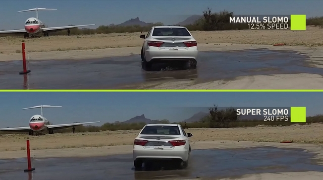 NVIDIA připravila AI tvořící zpomalená videa z normálních