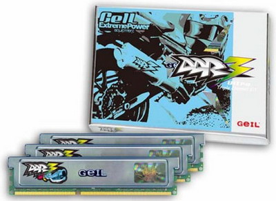 GeIL představuje trojkanálové DDR3 paměti