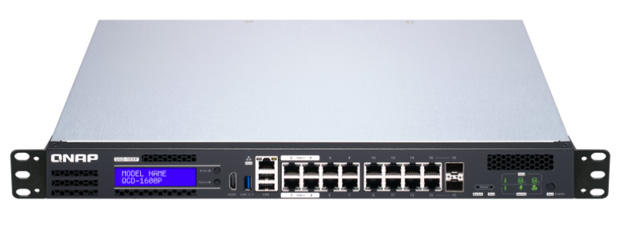 QNAP QGD-1600P: chytrý switch s PoE, QTS i virtualizací
