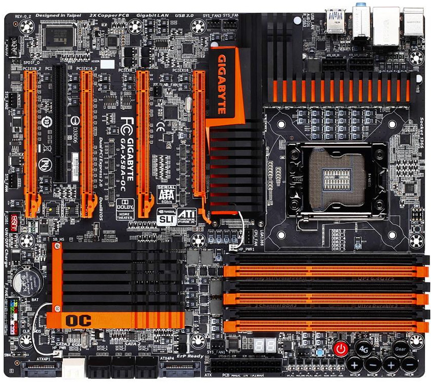 Gigabyte X58A-OC - stvořena pro přetaktování