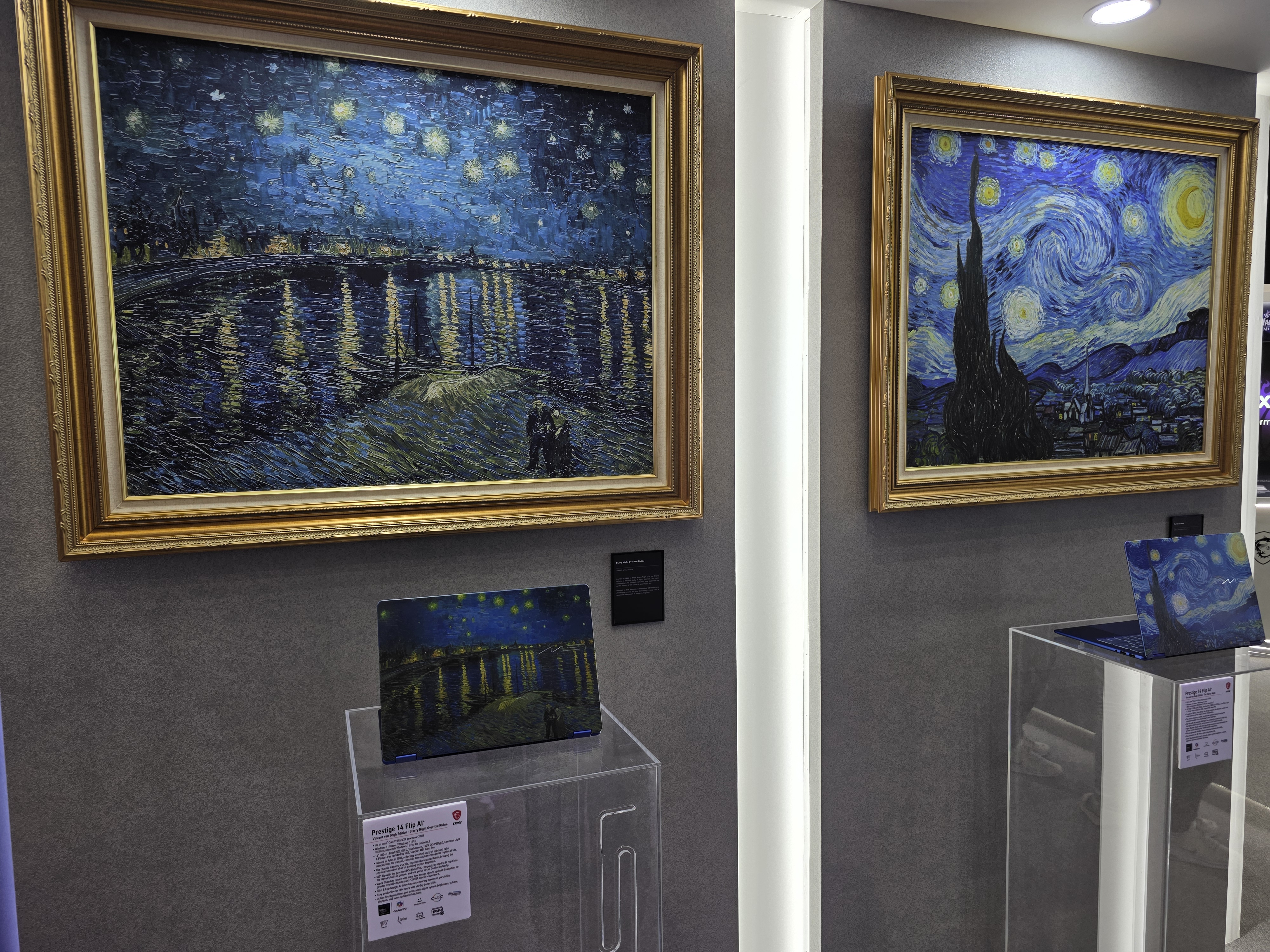 MSI Prestige 14 Flip AI+ Vincent van Gogh Edition