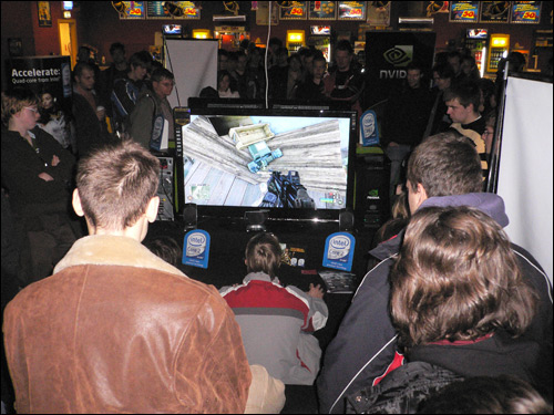 Výherci grafických karet GF8800 GT z roadshow NVIDIE v duchu Crysis v Praze