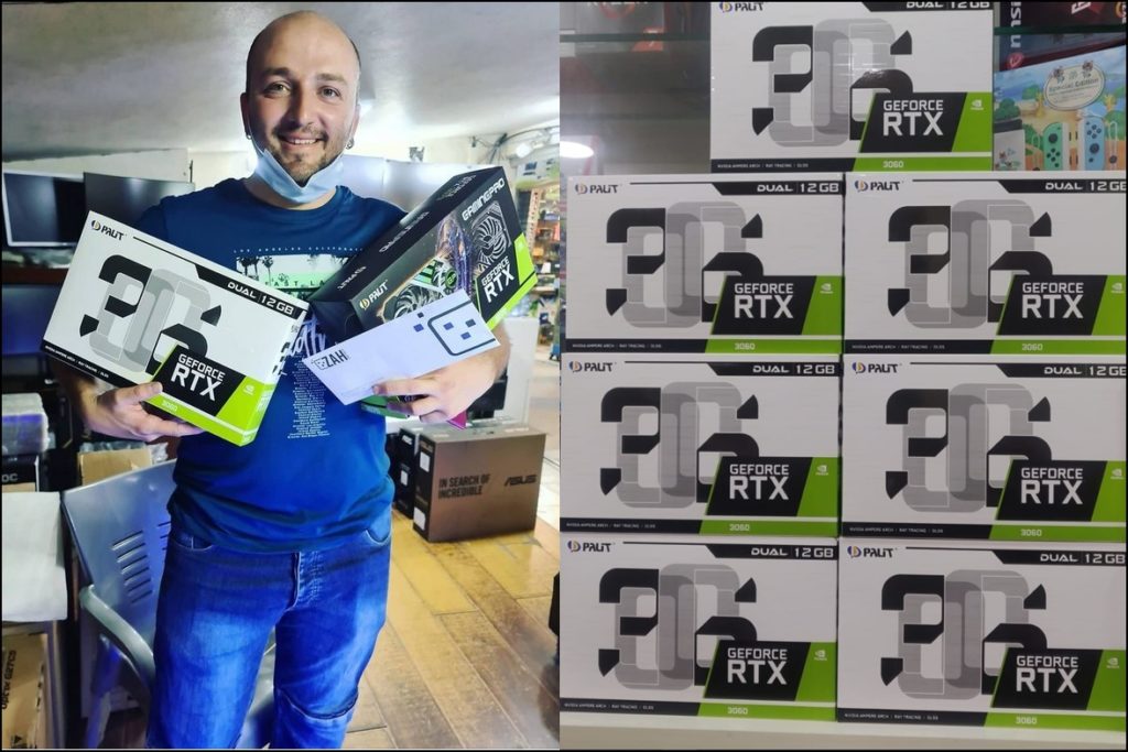 GeForce RTX 3060 se už leckde prodávají, stojí však dvojnásobek