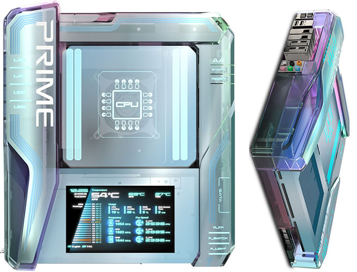 Asus předvedl koncept desek budoucnosti: Prime Utopia