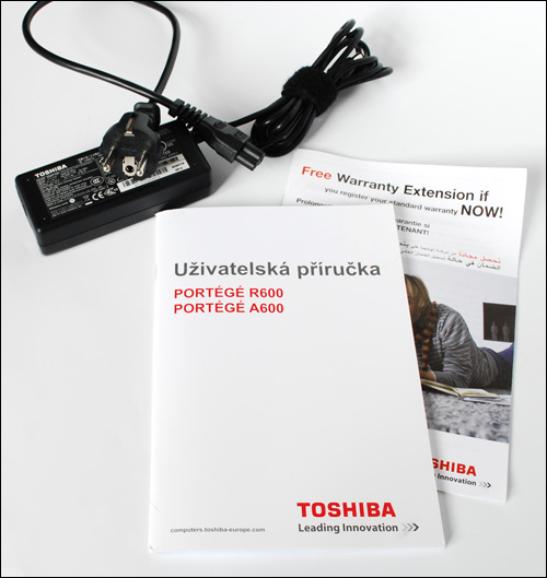Toshiba Portégé R600: ohebný střízlík na cesty