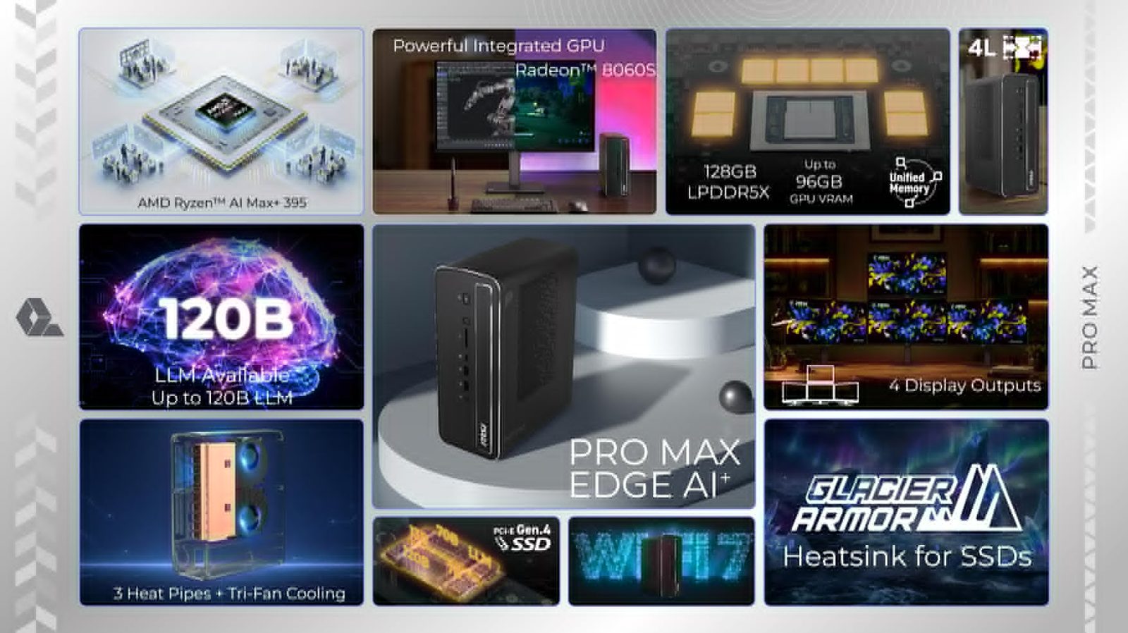 MSI ukázalo nové PC s hologramem a monitory s vlastní AI