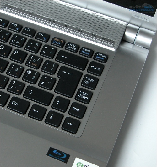 Test herních notebooků: Sony VAIO FW11S