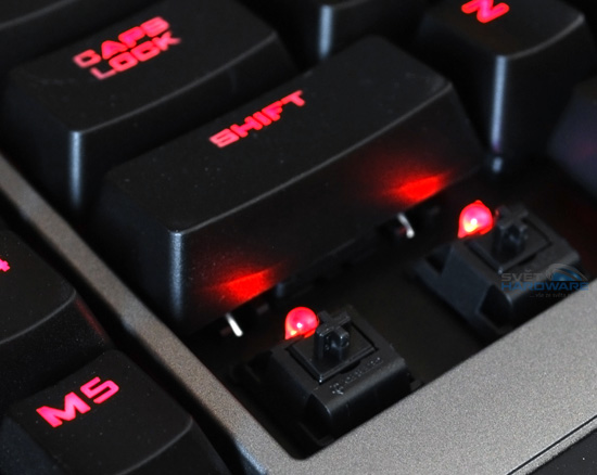 CM Storm Trigger: mechanika s podsvícením