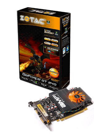 Zotac GeForce GT 240 AMP! - nejlepší GT 240 na trhu
