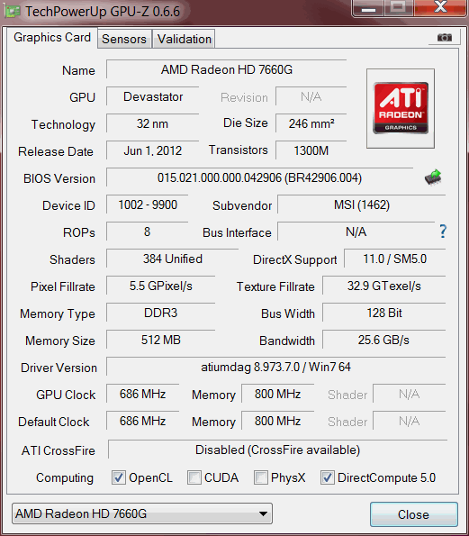 MSI GX60: AMD A10 a Radeon HD 7970