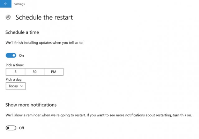 Windows 10 nabídnou více možností, jak se vyhnout aktualizačním restartům