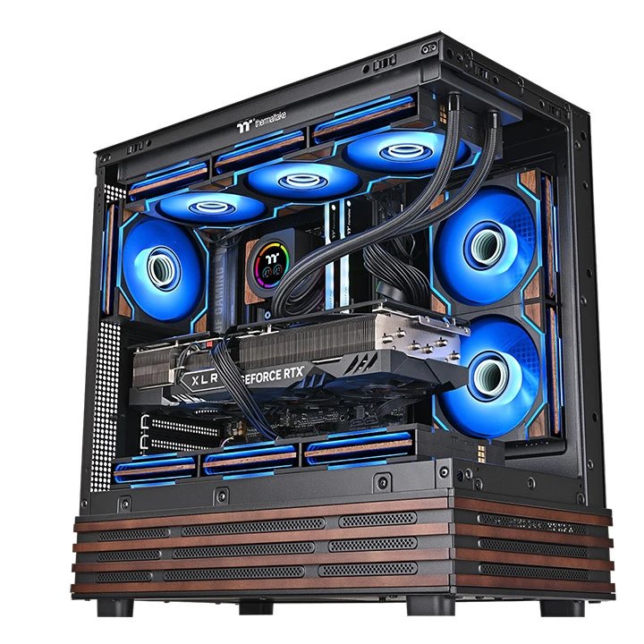 Thermaltake Swafan 120 EX Infinity ARGB Sync PC Cooling Fan Wood Edition