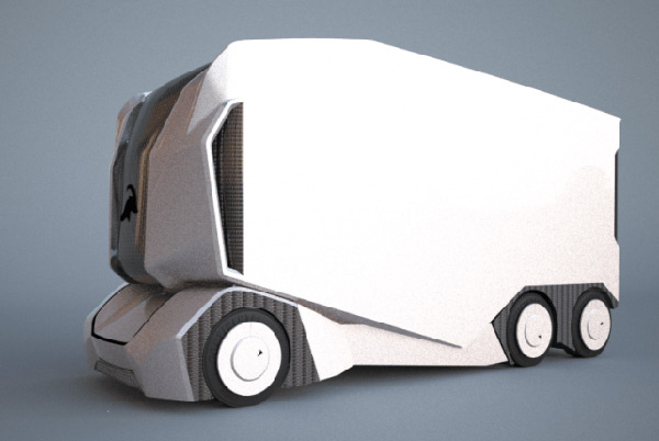 Švédský Einride ukázal autonomní elektrický náklaďák T-pod