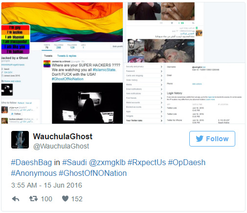 Anonymous napadají účty ISIS v barvách gay pride