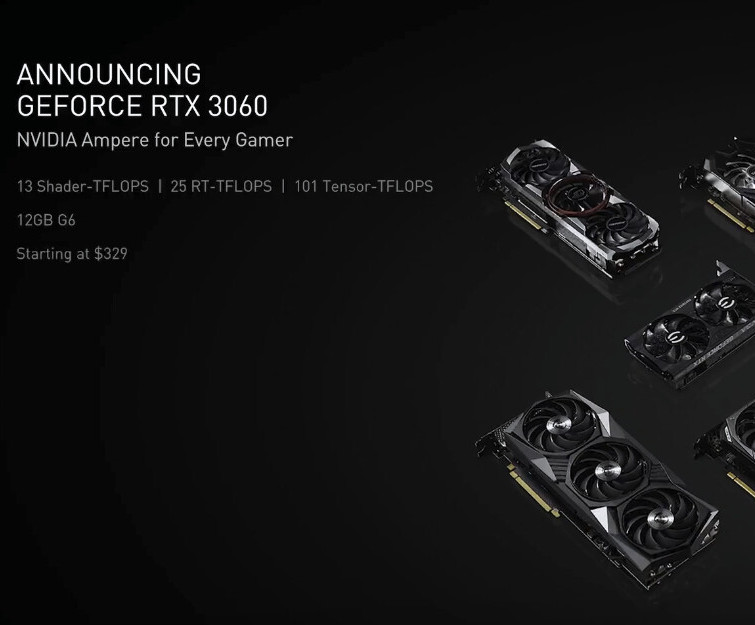 NVIDIA připravila GeForce RTX 3060 s 12 GB paměti, kdy bude?