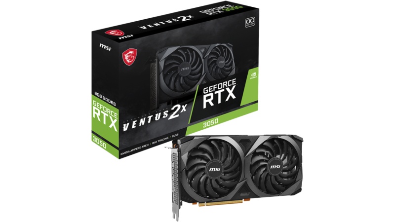 GeForce RTX 3050 dostává čip GA107 a o 15 W nižší spotřebu