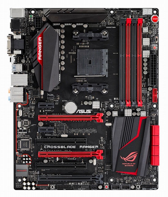 Asus ROG Crossblade Ranger: herní deska s FM2+