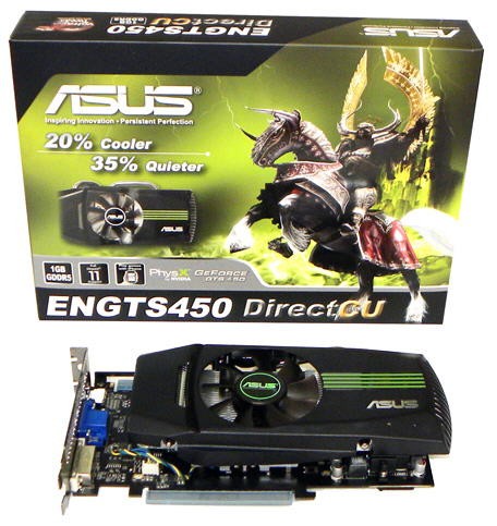 Asus zařazuje do nabídky GeForce GTS 450 DirectCU