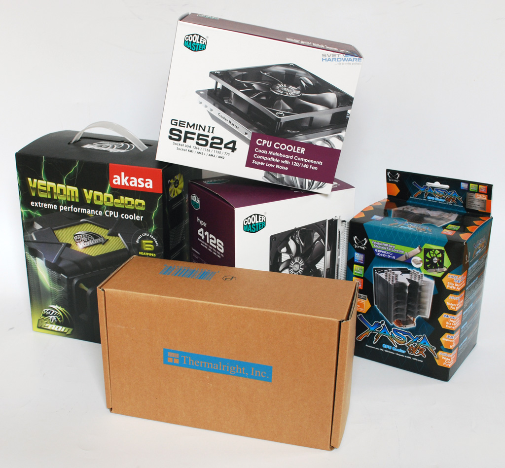 Test pětice výkonných CPU chladičů