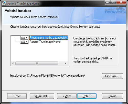 Acronis True Image Home 2010: co umí?