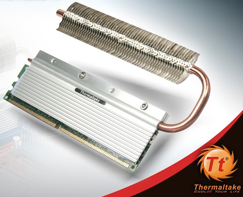 Thermaltake vytvořil chladič pamětí s heatpipe