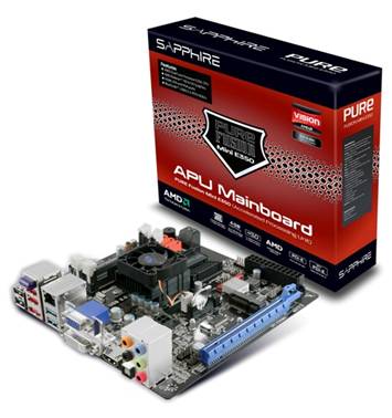 Sapphire Pure Fusion Mini E350 se Zacate a 8 GB RAM