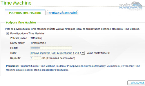 QNAP TS-879 Pro: firmware 3.5 se ukazuje