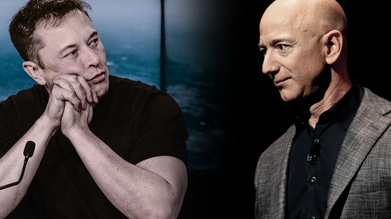 Jeff Bezos chce omezit lety SpaceX Elona Muska kvůli životnímu prostředí
