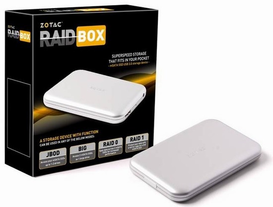ZOTAC uvádí úložná zařízení StreamBox a RAIDbox