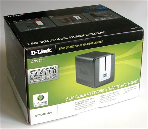 D-Link DNS-323 - bohatý NAS box