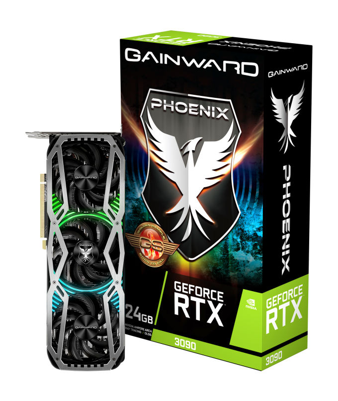 Gainward potvrzuje specifikace RTX 3090 a 3080, ukázal své modely