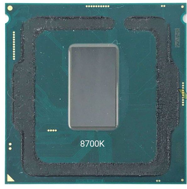 Odhalený Core i7-8700K ukazuje jádro s velikostí 150mm čtverečných