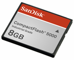SanDisk a nová paměť CompactFlash 5000