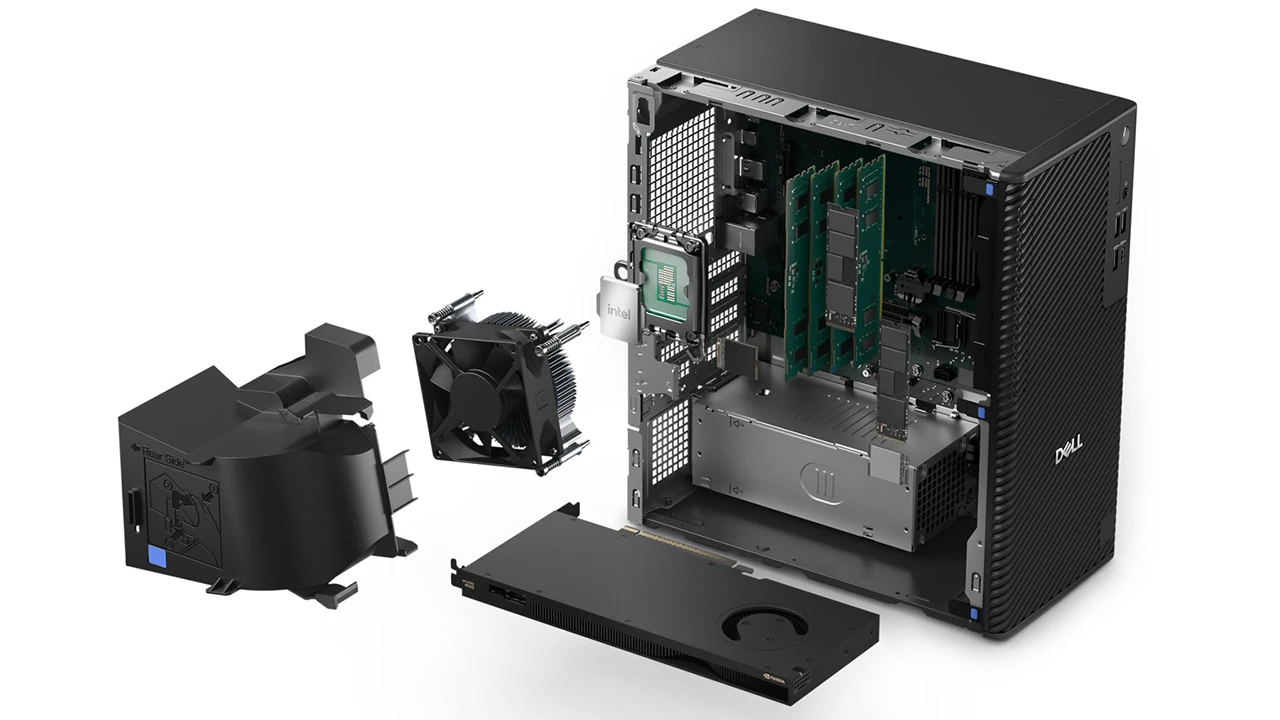Dell Pro Precision 7 T1 přináší 65W Intel s 24 jádry a Nvidia RTX