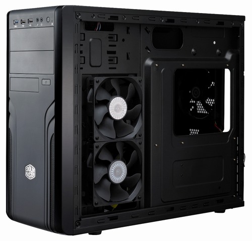 CM Force 500: levná skříň pro ATX se zdrojem nahoře