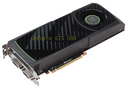 GeForce GTX 580 na seznamu karet v nových ovladačích