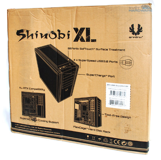 BitFenix Shinobi XL: decentní obr