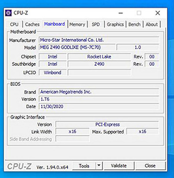 MSI omylem zveřejnilo specifikace procesoru Rocket Lake