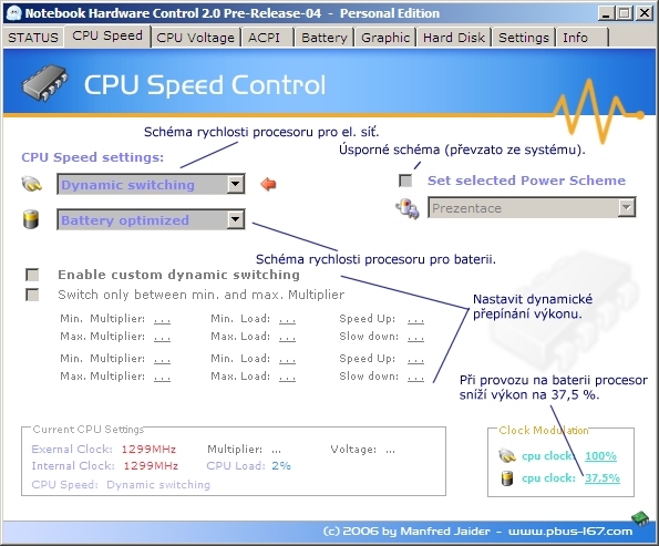 Notebook Hardware Control (NHC)